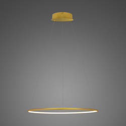 Lampa wisząca Ledowe okręgi No.1 Φ40 cm in 4k złota ściemnialna Altavola Design (LA073/P_40_in_4k_gold_dimm) - ALTAVOLA DESIGN
