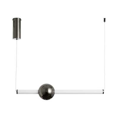 Lampa wisząca O-LINE LED 63 cm czarna (ST-1688S BK) - Step into Design