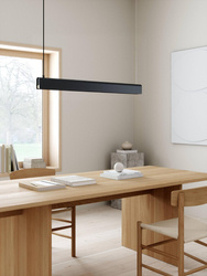 Lampa wisząca nad biurko BEAU Nordlux S14S 15W Metal Czarny