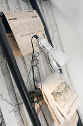Lampka przenośna z klipsem PHOTO Nordlux E27 40W Metal Srebrny