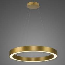 Ledowa lampa wisząca Billions No.4  Φ100 cm - 4k złota Altavola Design  (LA091/P_100_down_4k_gold) - ALTAVOLA DESIGN