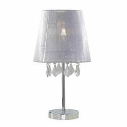 Mona lampa biurkowa srebrna mała (LP-5005/1TS srebrna) - Light Prestige