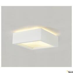 PLASTRA 104, lampa sufitowa, TC-DSE, kwadratowa, biały gips, maks. 50 W (148002) - SLV