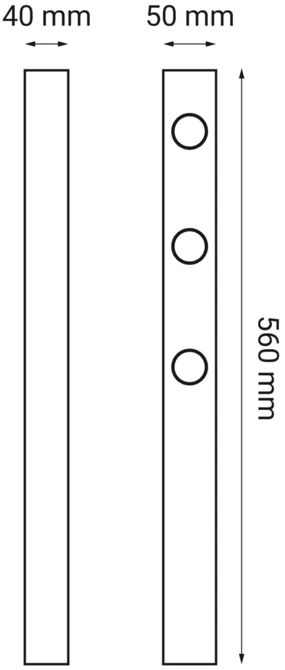  Baza potrójna listwa do opraw ARDIZONE LI3 T1 (454487) - OXYLED