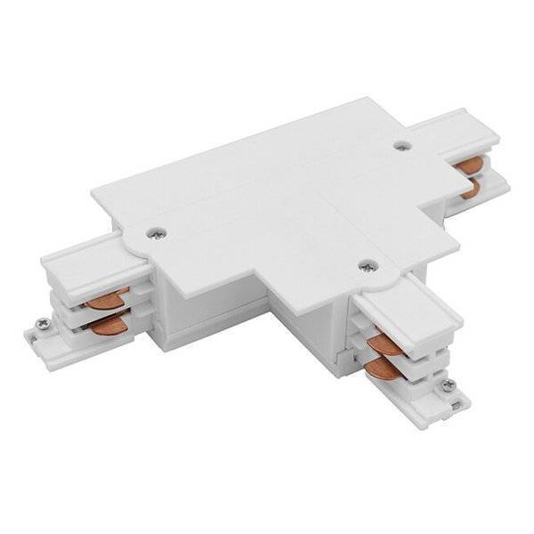 8245   CTLS RECESSED POWER T CONNECTOR RIGHT -1  WHITE (T-R1) (8245) - Nowodvorski