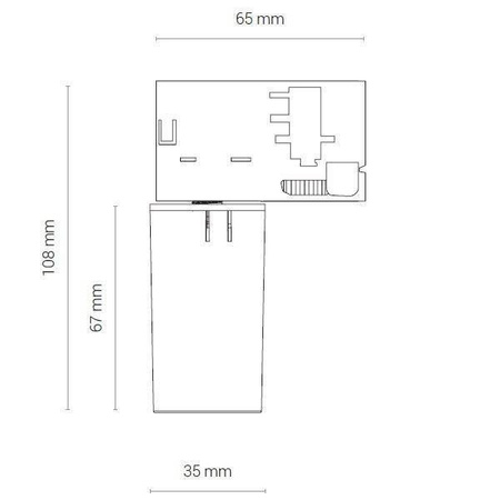 8282 CTLS ADAPTER FOR CAMELEON SYSTEM WHITE (8282) - Nowodvorski