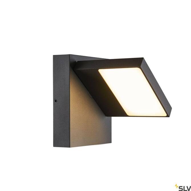 ABRIDOR, lampa ścienna natynkowa LED outdoor, IP55, kolor antracytowy, 3000/4000K (1002989) - SLV