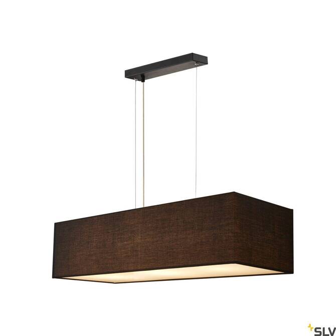 ACCANTO SQUARE E27, lampa wisząca indoor, kolor czarny (1002946) - SLV