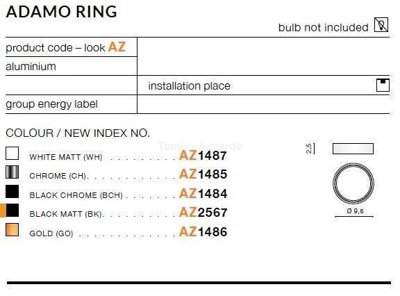 ADAMO RING chrome (AZ 1485 | NC1827-CH R) - AZZARDO