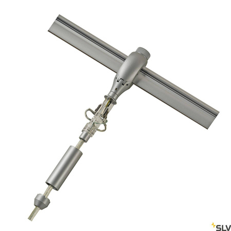 ADAPTER DO LAMP WISZĄCYCH, do szyny wysokonapięciowej EASYTEC II, srebrnoszary (184292) - SLV