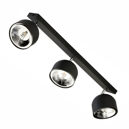ALTEA BLACK LAMPA SUFITOWA 3 PŁ + ŻARÓWKI (6520) - TK Lighting