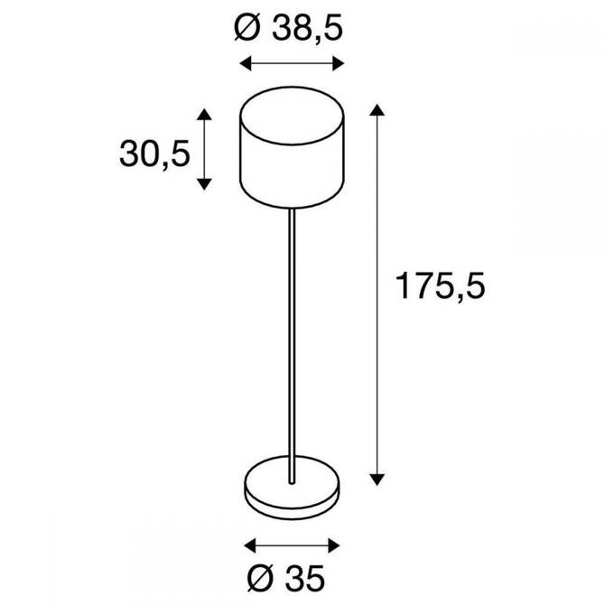 Adegan lampa podłogowa rattanowa (1002494) - SLV / Spotline