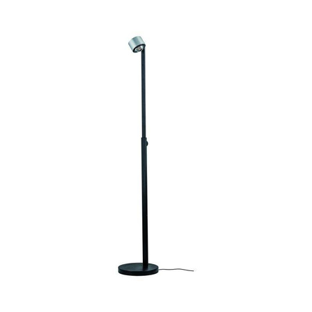 Aldan Lampa podłogowa LED ściemniana 1x15,5W 230V Czarny/Szczotkowane Aluminium (PL79717) - PAULMANN