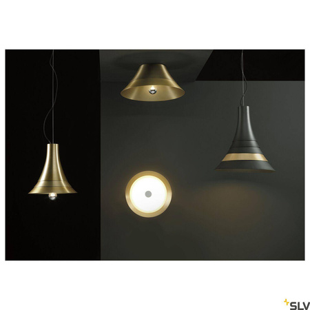 BATO 45 CW, lampa sufitowa natynkowa indoor, mosiądz, E27, maks. 60W (1000445) - SLV