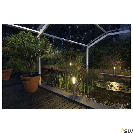 BIG NAILS 50, lampa podłogowa outdoor, TC-(D,H,T,Q)SE, IP44, stal nierdzewna 304, Ø/W 6,5/51 cm, maks. 15W (229162) - SLV