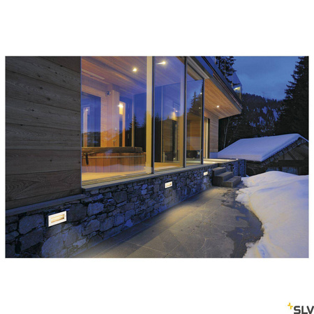 BRICK ścienna, do zabudowy, LED, 3000K, stal nierdz., 230V, IP67, 850lm, 10W