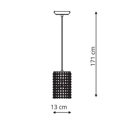 Bright Star 1 lampa wisząca (LP-812/1P) - Light Prestige