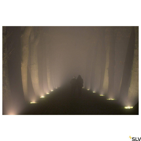 DASAR 215, lampa podłogowa wpuszczana outdoor, QPAR111, IP67, okrągła, stal nierdzewna 316, maks. 75W (229230) - SLV