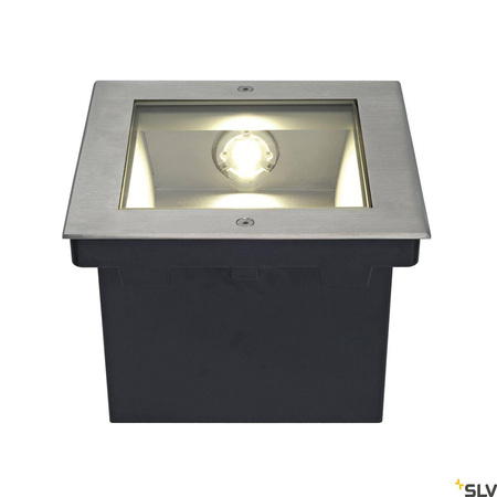 DASAR 255, lampa podłogowa wpuszczana outdoor, LED, 3000K, IP67, stal nierdzewna 316, asymetryczna, 34W (229383) - SLV