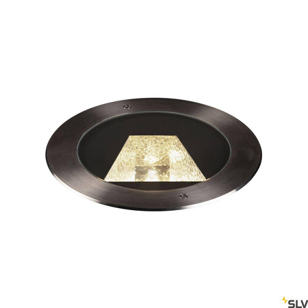 DASAR® 270, lampa podłogowa wpuszczana LED outdoor, 4000K, okrągła, IP67, asymetryczny rozsył światła (1002895) - SLV