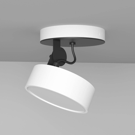 DOT AT/A/Z2/Sd stropowy LED 15W/1455lm/4000K, 230V, biały sygnałowy (mat struktura) RAL 9003 (T140/AT/A/Z2/Sd/117/4000K) - Cleoni