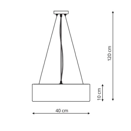 Delos lampa wisząca biała (LP-8144/1P WH) - Light Prestige