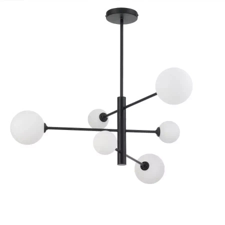 Dorado 6 lampa wisząca czarna (LP-002/6P BK) - Light Prestige