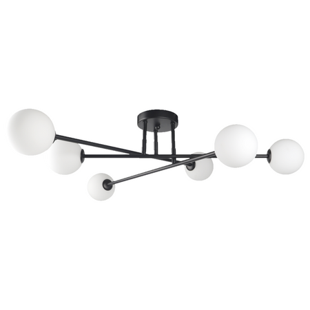 Dorado 6 plafon czarny (LP-002/6C BK) - Light Prestige