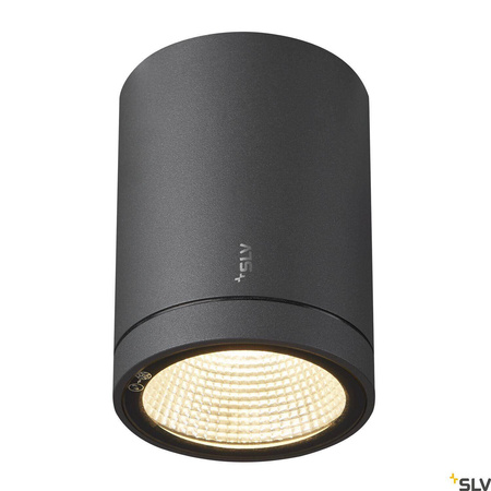 ENOLA ROUND S, lampa sufitowa natynkowa LED outdoor, kolor antracytowy (1003426) - SLV