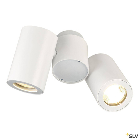 ENOLA_B, lampa ścienna i sufitowa, dwupunktowa, QPAR51, kolor biały, maks. 100 W (151831) - SLV