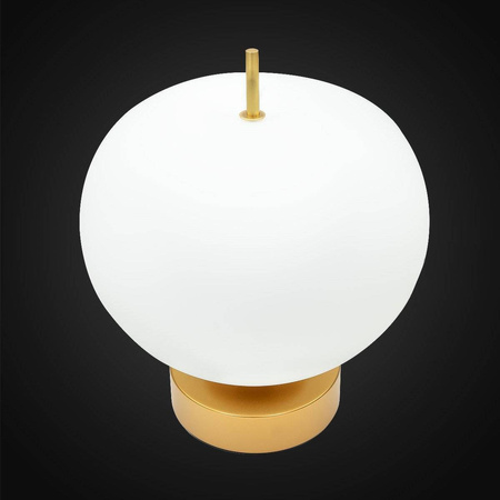 Ekskluzywna lampa LED stołowa złoto biała Apple T: Altavola Design (LA058/T) - ALTAVOLA DESIGN