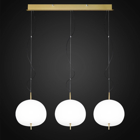 Ekskluzywna lampa LED wisząca złoto biała Apple CL3 Altavola Design (LA058/CL3 ) - ALTAVOLA DESIGN