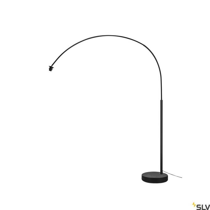FENDA BOW BASIS E27, lampa podłogowa indoor kolor czarny (1003029) - SLV