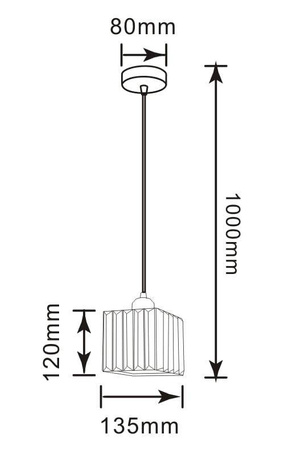 Galactico 1 lampa wisząca (LP-2383/1P) - Light Prestige