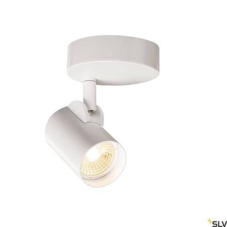 HELIA, lampa ścienna i sufitowa, jednopunktowa, LED, 3000K, 35°, biała (156501) - SLV