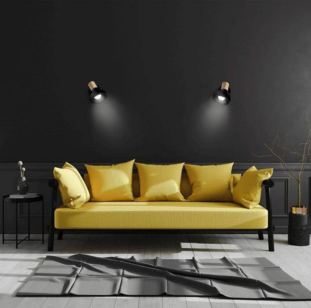 Kinkiet Arezzo (LP-1420/1W BK) - Light Prestige