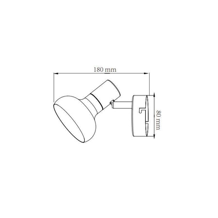 Kinkiet Arezzo (LP-1420/1W WH) - Light Prestige