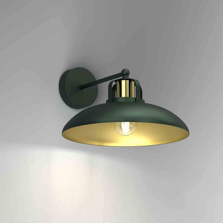 Kinkiet FELIX GREEN/GOLD 1xE27 (MLP7707) - Milagro