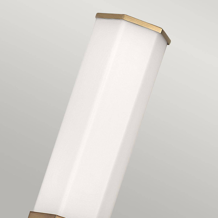 Kinkiet LED Facet - Stary mosiądz (QN-FACET-LED1-HB-BATH) - Quintiesse