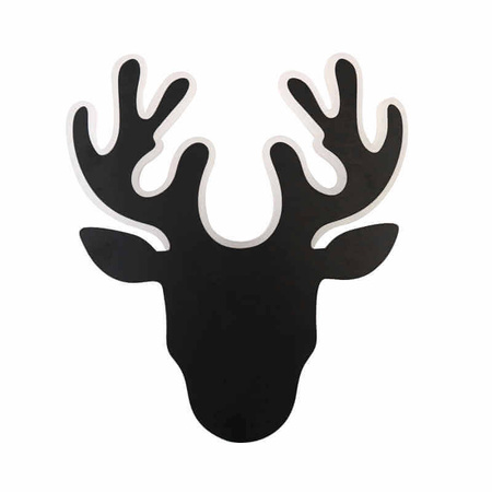 Kinkiet LED Jeleń Deer 2 Czarny (ABIGALI-DEER-2-B)