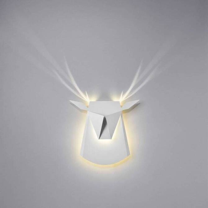 Kinkiet LED Jeleń„ Deer biały (ABIGALI-DEER-W)