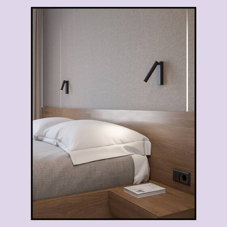 Kinkiet MAXI POINT square LED G/K Kol. Czarny 3000K (26515-M930-D9-00-12) - AqForm
