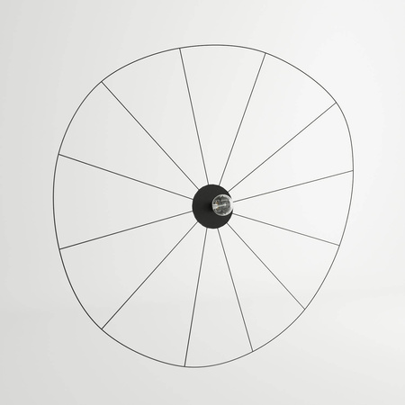 Kinkiet / Plafon ESKOLA 70 czarny (TH.013CZ) - Thoro Lighting