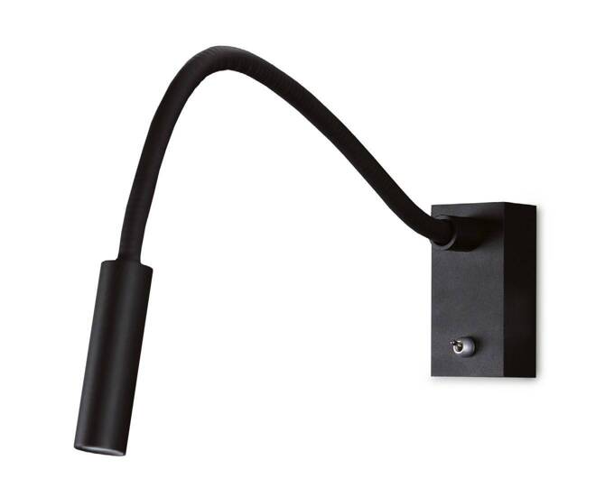 Kinkiet RIDER BLACK LED (W0046) - Max light