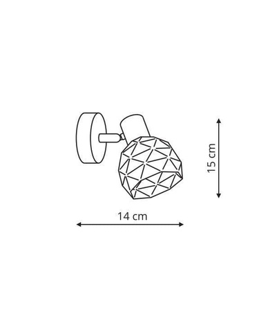 Kinkiet Reus 1 (LP-8069/1WS WH) - Light Prestige