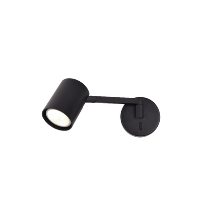 Kinkiet SNOW z wysięgnikiem czarny (LP-731/1WL BK) - Light Prestige