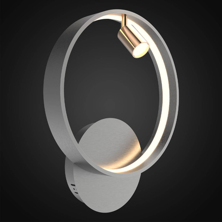 Kinkiet ledowy Spectra No.1 Altavola Design (LA114/W_40_grey_gold) - ALTAVOLA DESIGN