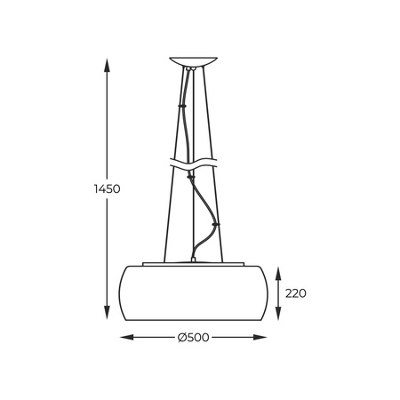 LAMPA WISZĄCA - CRYSTAL (P0076-06X-F4FZ) - Zuma Line