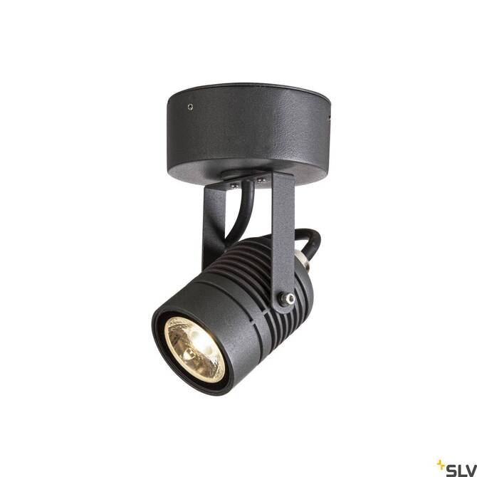 LED SPOT SP, zewnętrzna lampa ścienna natynkowa LED, kolor antracytowy, 3000 K (1004649) - SLV