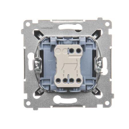 Łącznik świecznikowy (moduł) 10AX 250V, szybkozłącza, antracyt, metalizowany (DW5.01/48) Simon